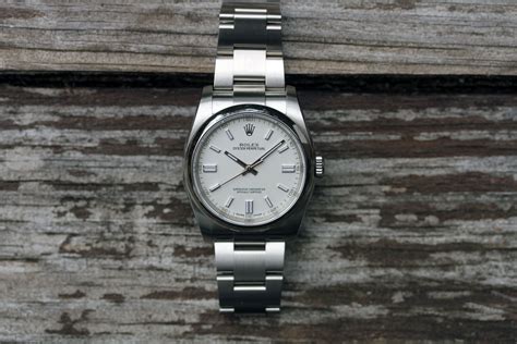 rolex op 36 white review|rolex oyster 36mm price.